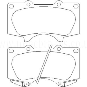 Brakeworld Front Brake Pads - BW4108