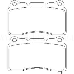 Carbotech Front Brake Pads - CT1001A-XP8