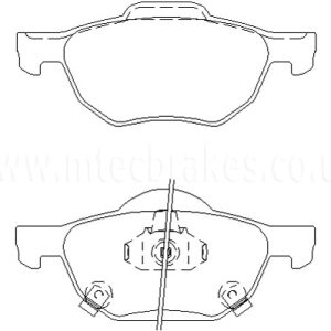 Anske Front Brake Pads - ANSKE2599