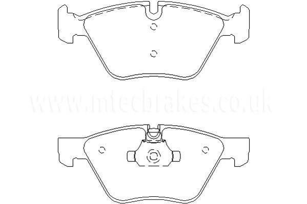 Anske Front Brake Pads - ANSKE2692