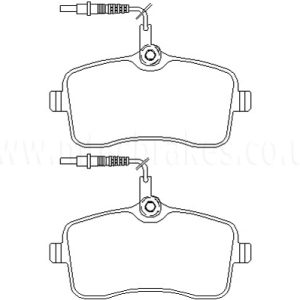 Brakeworld Front Brake Pads - BW4133