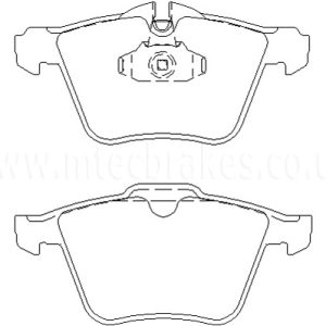 Brakeworld Front Brake Pads - BW4308