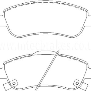 Brakeworld Front Brake Pads - BW4301