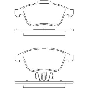 Brakeworld Front Brake Pads - BW4316