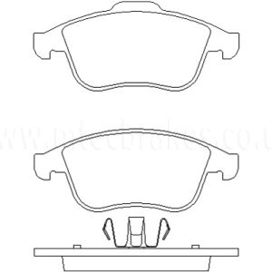 Brakeworld Front Brake Pads - BW4312