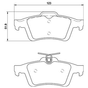 MTEC Rear Brake Pads - MTECPAD4526