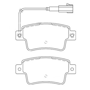 MTEC Rear Brake Pads - MTECPAD4510