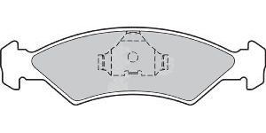 Altpart Front Brake Pads - ALTPAD05
