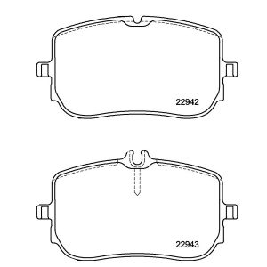 MTEC Rear Brake Pads - MTECPAD4610