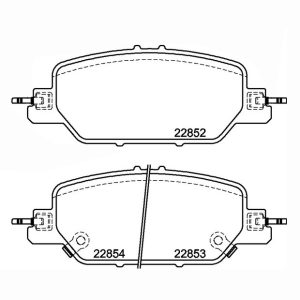 MTEC Rear Brake Pads - MTECPAD4674